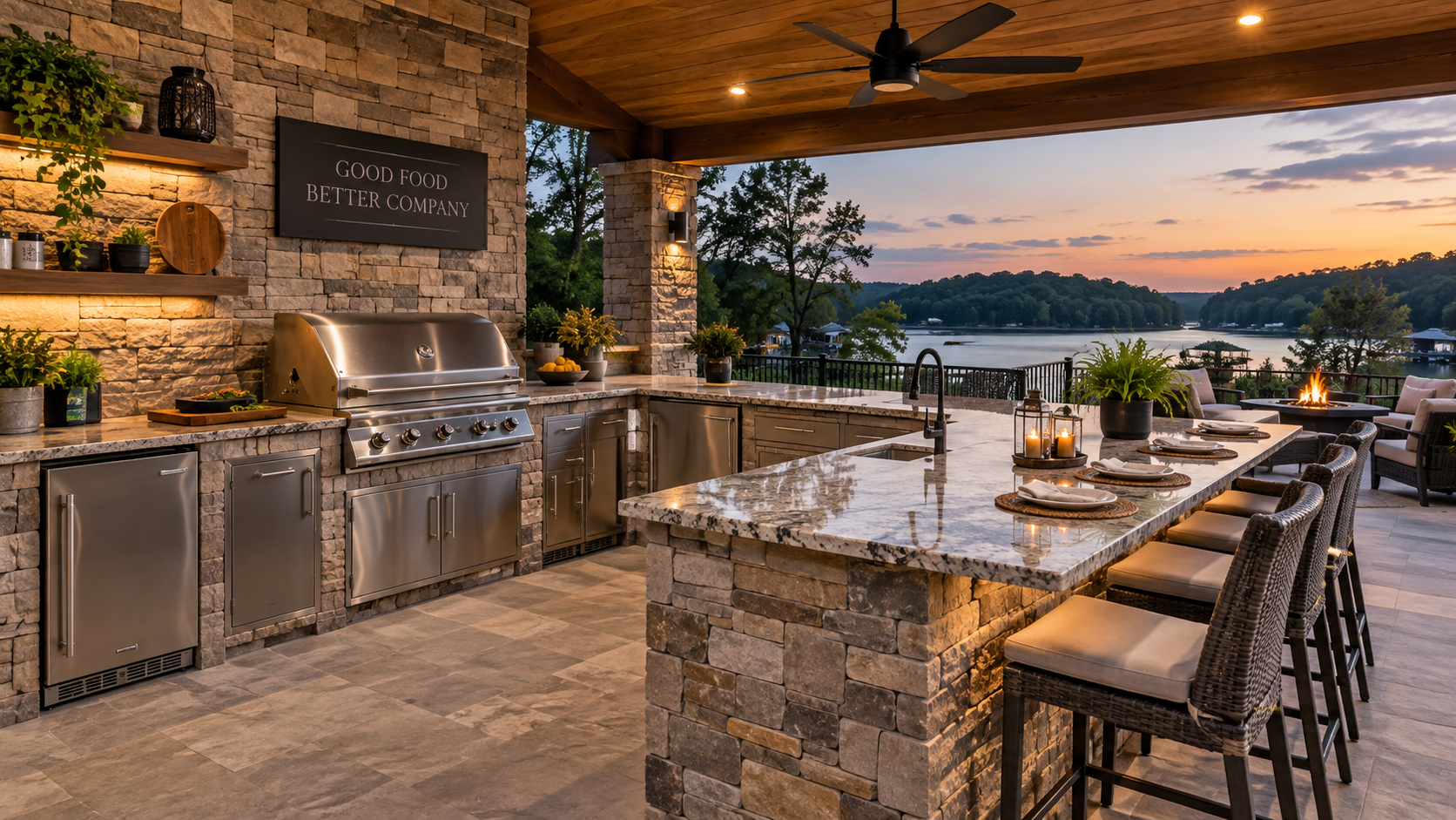 Outdoor Kitchens in Cullman and Smith Lake Alabama